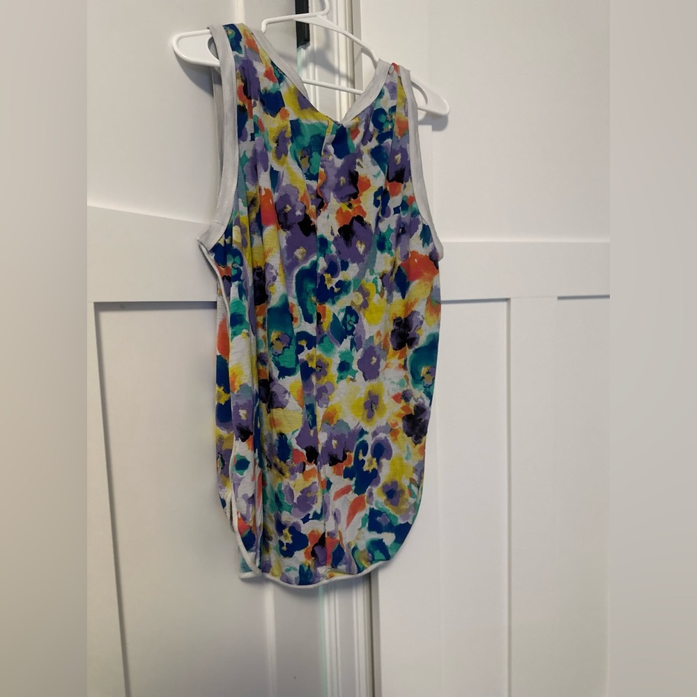 Sew In Love Multicolor Floral Tank Top - Picture 5 of 6